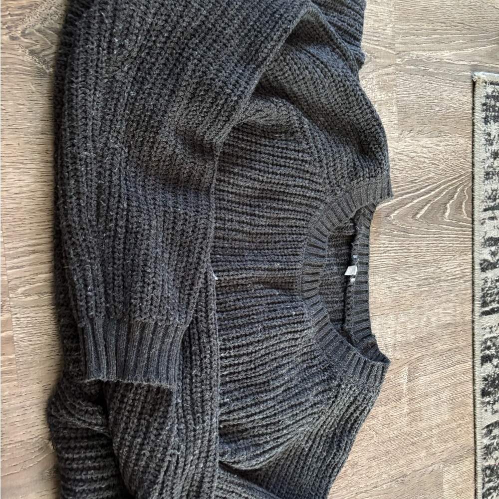 Cozy Black Knit Sweater